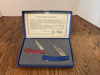 1989 Case XX Parker Merger Employee Knife Gift Set,MIB,unused stored condition