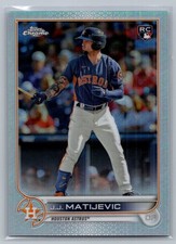 J.J. Matijevic 2022 Topps Chrome Update Rookie Refractor /299 #USC190