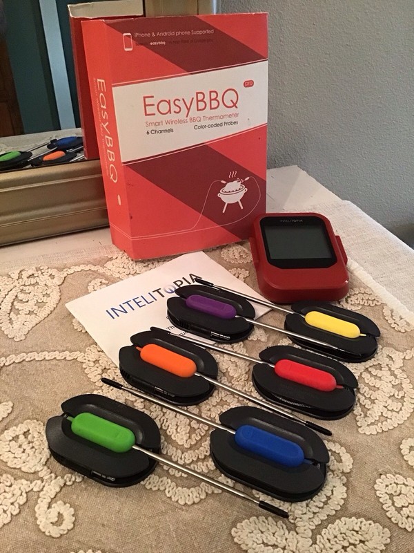 New INTELLITOPIA EASYBBQ PRO Smart Wireless Grill Thermometer, 6-Probes