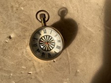 Vintage orb / ball pocket watch size clock, working #2