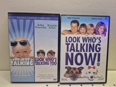 Lot Of 3 DVD's, Look Who's Talking Collection One Case Wont Close Disk Excellent