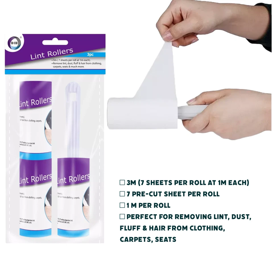 BlissMart 2-Pack Lint Roller