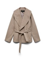Vero Moda Mantel Vmanne Damen Jacke, GrößE M, Schwarz, Polyester
