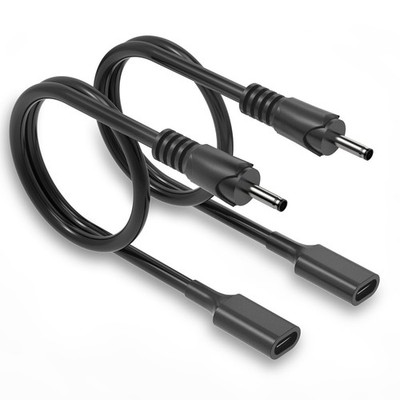 2 Pack 3.28Ft PD 15W 5V USB C to DC 3.5mm x 1.35mm Adapter Cable, Type C
