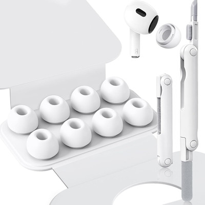 Flintronic Ersatz-Ohrstöpsel Für Air-Pods Pro 1/2, 4 Größen Der Silikontips Aufs