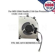 New CPU cooling Fan for MSI GS66 Stealth 11th Gen 11UH 11UE MS-16V4