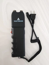 Dartmoor 300,000V Stun Gun Flashlight Alarm Rechargeable Self Defense USA Black