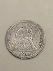 1890 Seated Liberty Silver Dime 10C - Philadelphia Mint