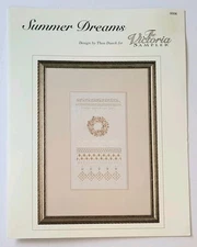 VICTORIA SAMPLER SUMMER DREAMS COUNTED CROSS STITCH PATTERN & ACCESSORY PACK