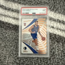 2018 PANINI REVOLUTION #128 LUKA DONCIC ROOKIE RC PSA 9