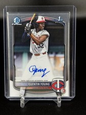 2025 Bowman Draft #CPA-QY Quentin Young Chrome Prospect Autographs