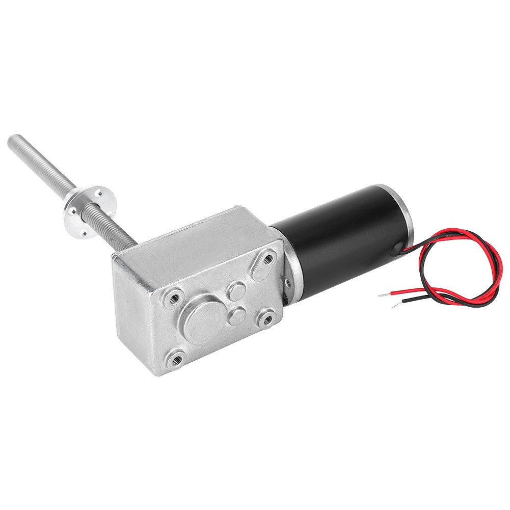 Motor Worm Gearbox High Torsion 8mm Screw Shaft With Flange For Electric