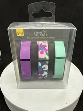 NEW SMART BUDDIE ACTIVITY TRACKER BANDS FOR FITBIT FLEX 3 PACK - SMALL