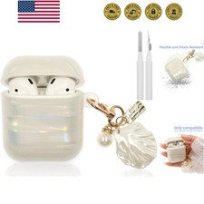 Compatible with AirPod Case 1st/2nd Generation, Shell Print Protective Case C...