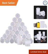 Reliable 35mm Empty Camera Reel Containers - Moisture-Proof Storage Canisters