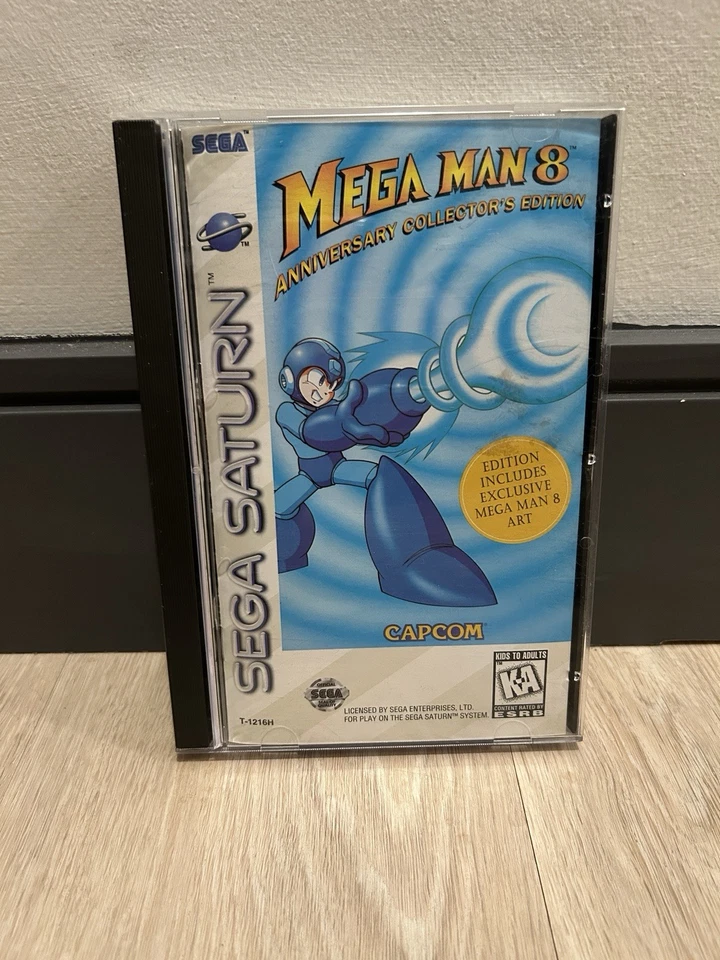 Preowned Sega Saturn MEGA MAN 8 Complete in Box CIB VERY NICE - Image 2 of 4