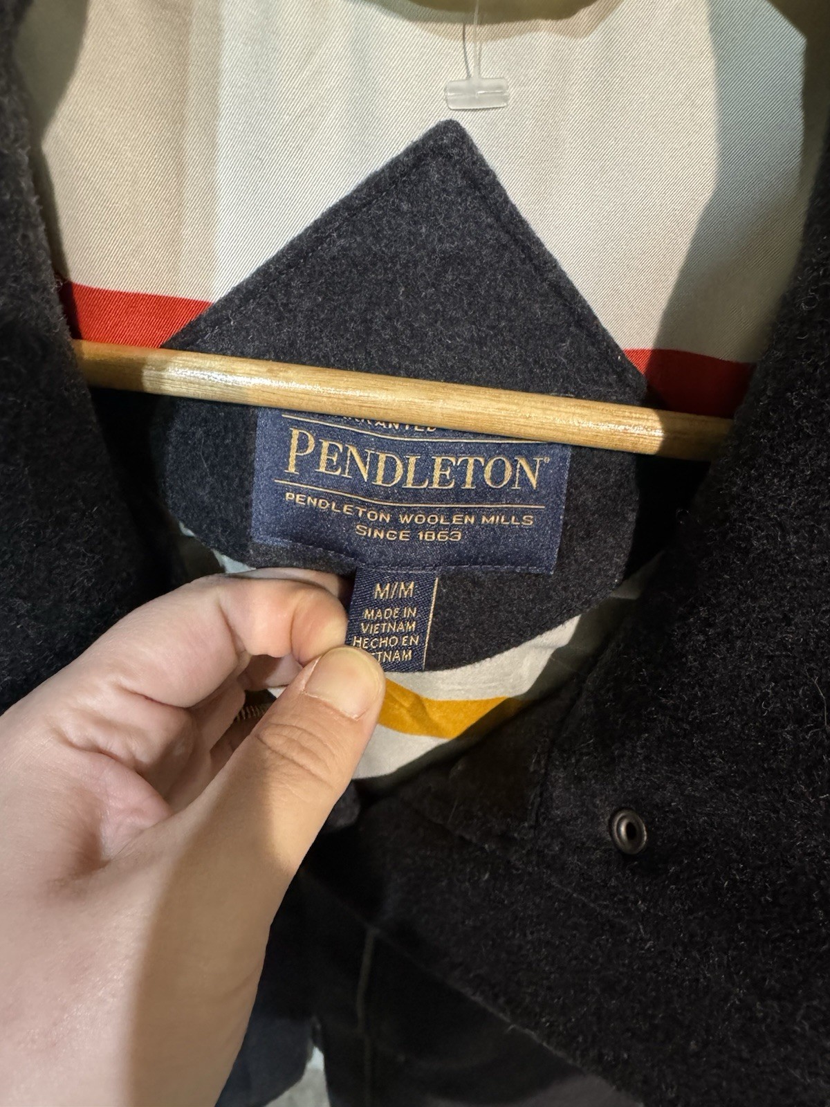 Pendleton Women’s Wool Blend Jacket Black Full Zi… - image 2