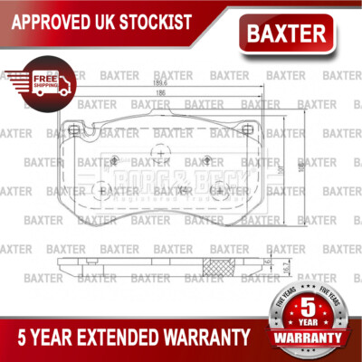 Fits Mercedes C-Class E-Class AMG GT SL CLS SLS GLC Baxter Front Brake Pads Set