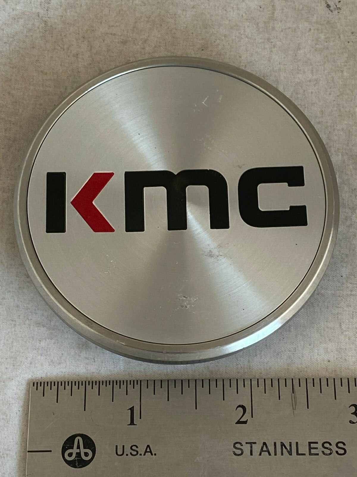 KMC Custom Wheels Machined Wheel Rim Hub Hubcap Cover Center Cap BC-968 T154K77-image