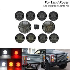 10x For Land Rover Defender 90-16 90110 83-90 Smoked Led Light Lamp Upgrade Kit 10x For Land Rover Defender 90-16 90110 83-90 Smoked Led Light Lamp Upgrade Kit