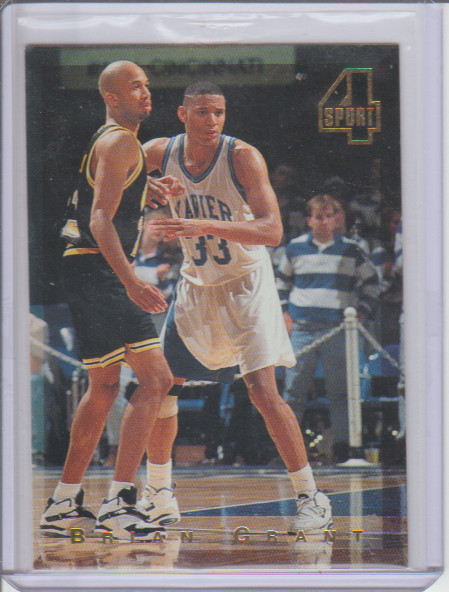 1994 Classic Four Sport Rookie Card #8 Brian Grant Xavier Sacramento Kings