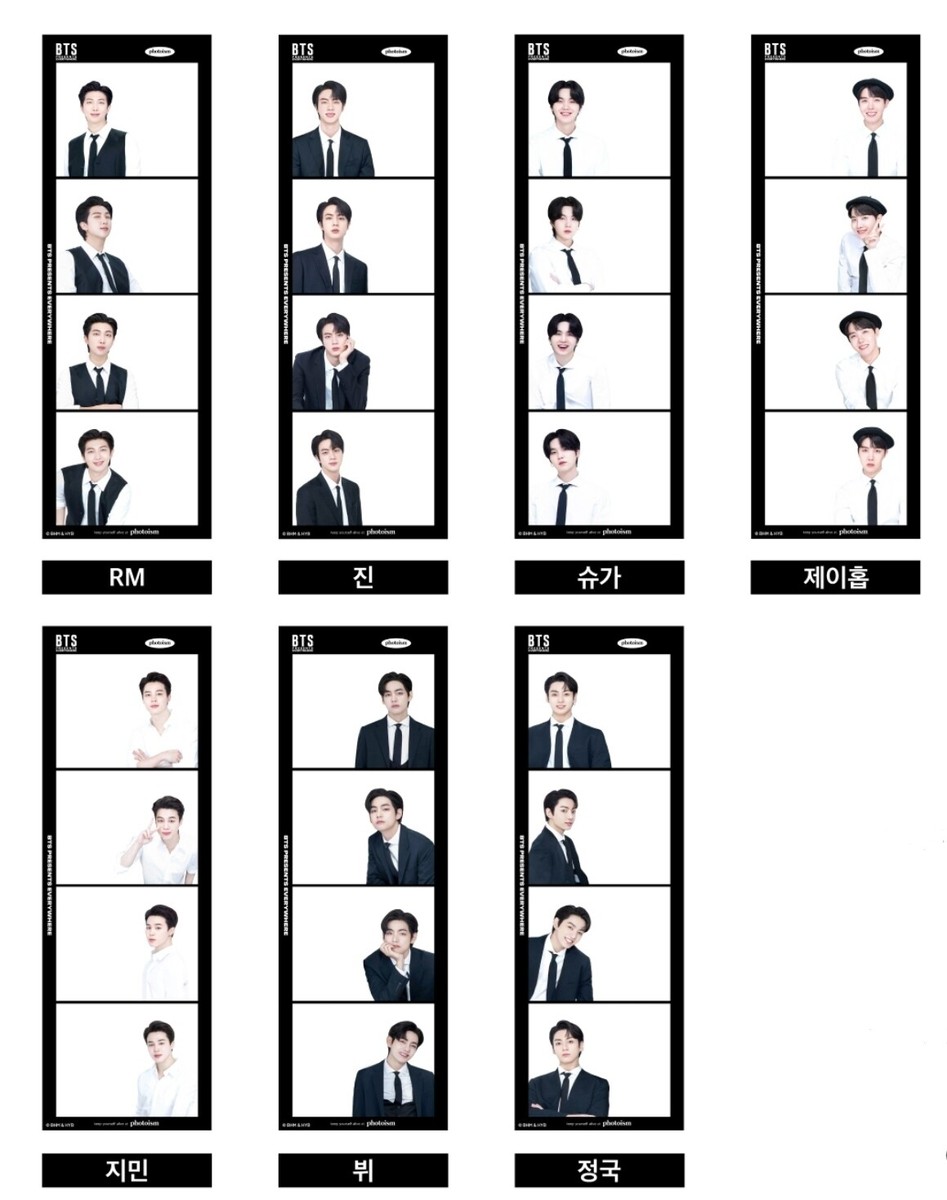 BTS アートフレーム BTS Photoism Frame artist PRESENTS EVERYWHERE 2022 ver 10th
