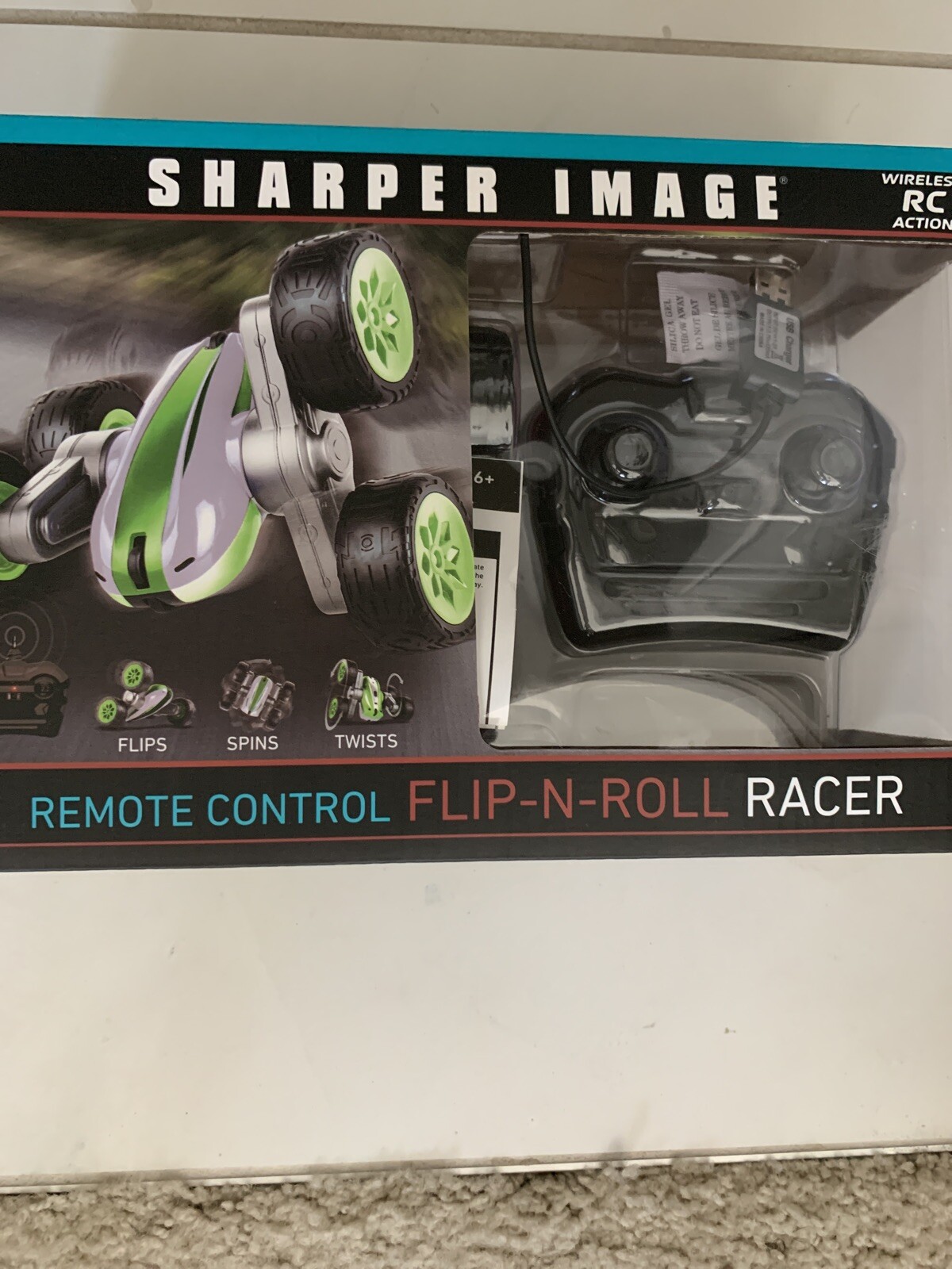 sharper image flip and roll racer