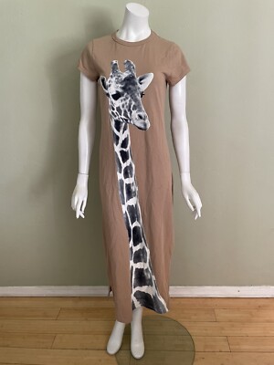 Monogram Studio Giraffe Maxi Dress size Medium | eBay
