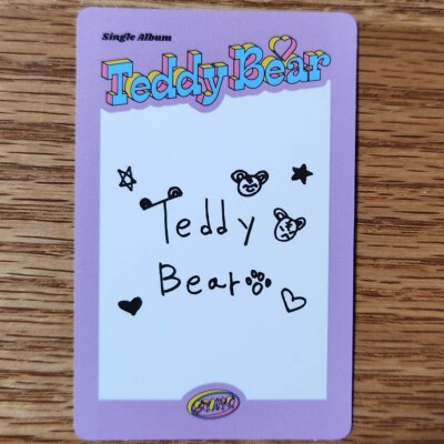 stayc ユン　teddy bear トレカ STAYC Teddy Bear Japanese Ver Official Photocard SUMIN SIEUN