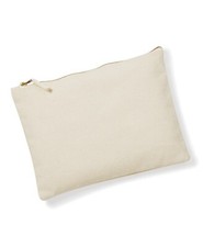 Image of Westford Mill New Cotton Canvas Travel Make Up Cosmetic Wash Accessory Pouch Bag