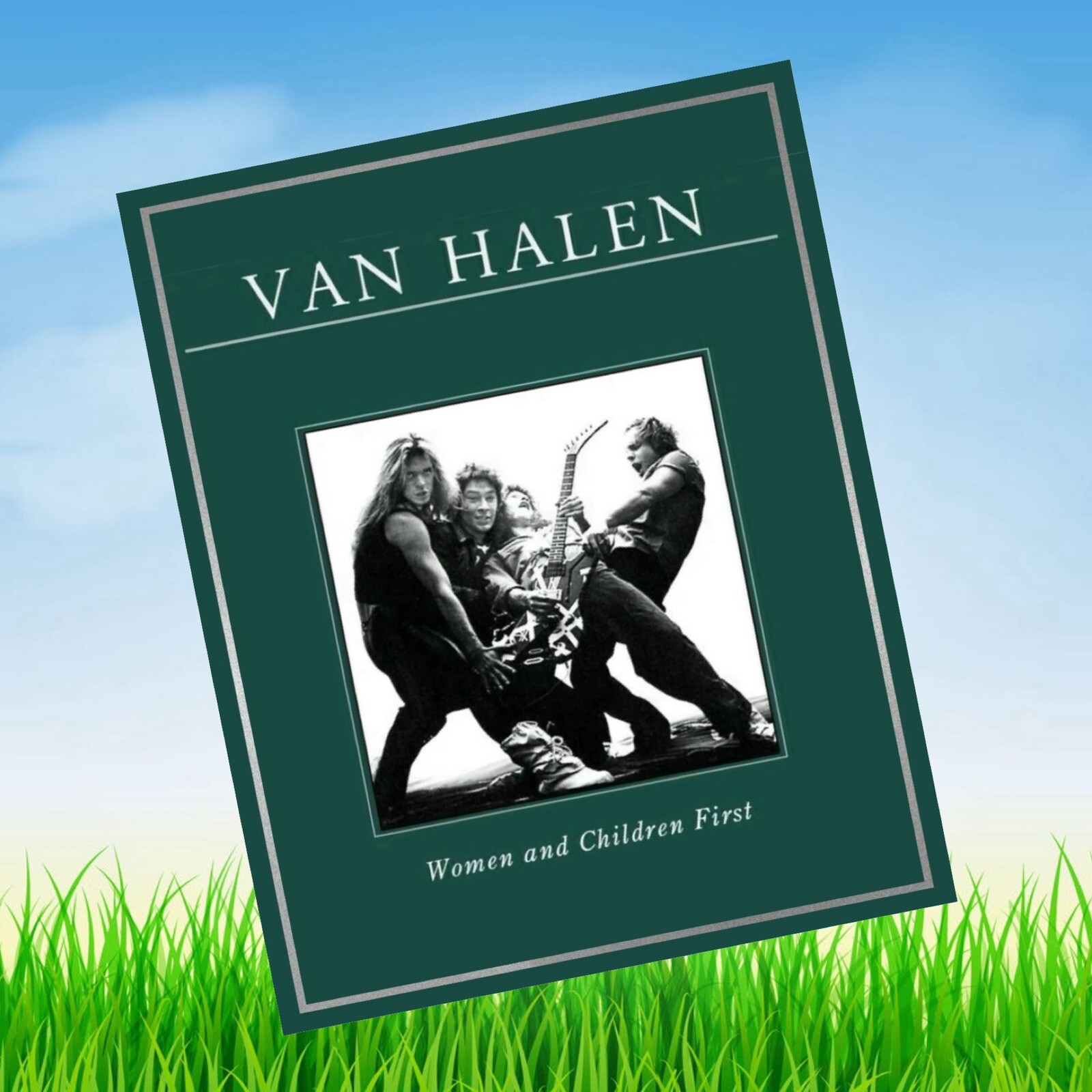 VAN HALEN CHILDREN AND WOMAN FIRST IMAGE TIN POSTER 12x8 INCH
