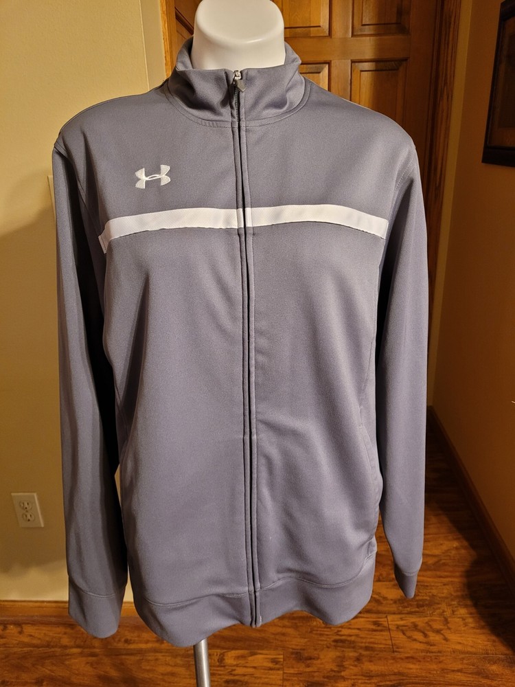 Under Armour Men's Large Gray  Jacket Zip Front