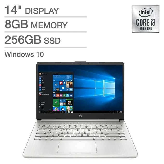 HP Intel Core i3 10th Gen. 8 GB RAM PC Laptops & Netbooks for sale
