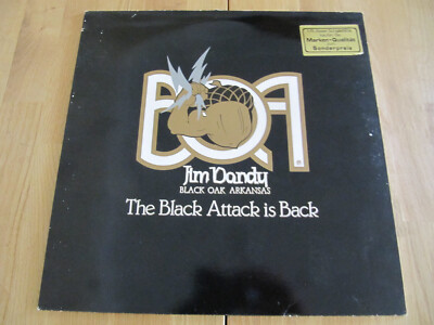 Jim Dandy Black Oak Arkansas, The Black Attack Is Back, UK, cleaned