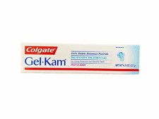 Colgate GEL-KAM Fluoride Gel Fruit/Berry Flavored 4.3 Ounce EXP 01/2027