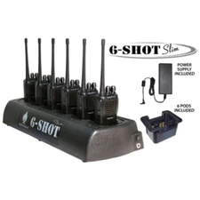 Klein 6-Shot Slim 6-Unit Battery Charger for Hytera HYT TC508 518 Two Way Radios