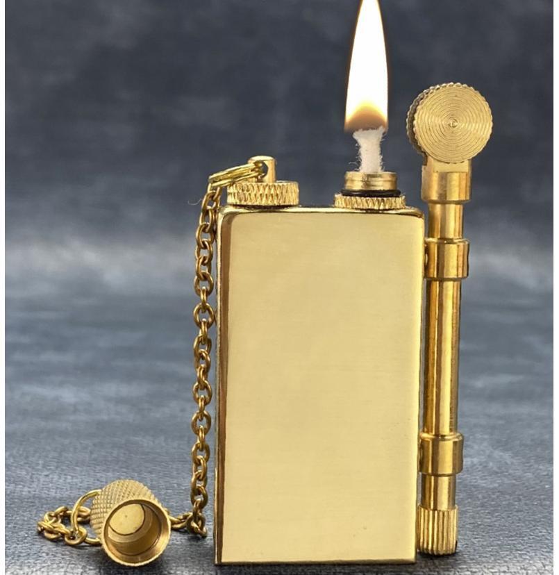 ◆◆専用◆◆ 古い時代の真鍮開閉蓋付きの煙草陳列用ガラス瓶 ZORRO Z765 Brass Windproof Kerosene Lighter, Luxury Creative