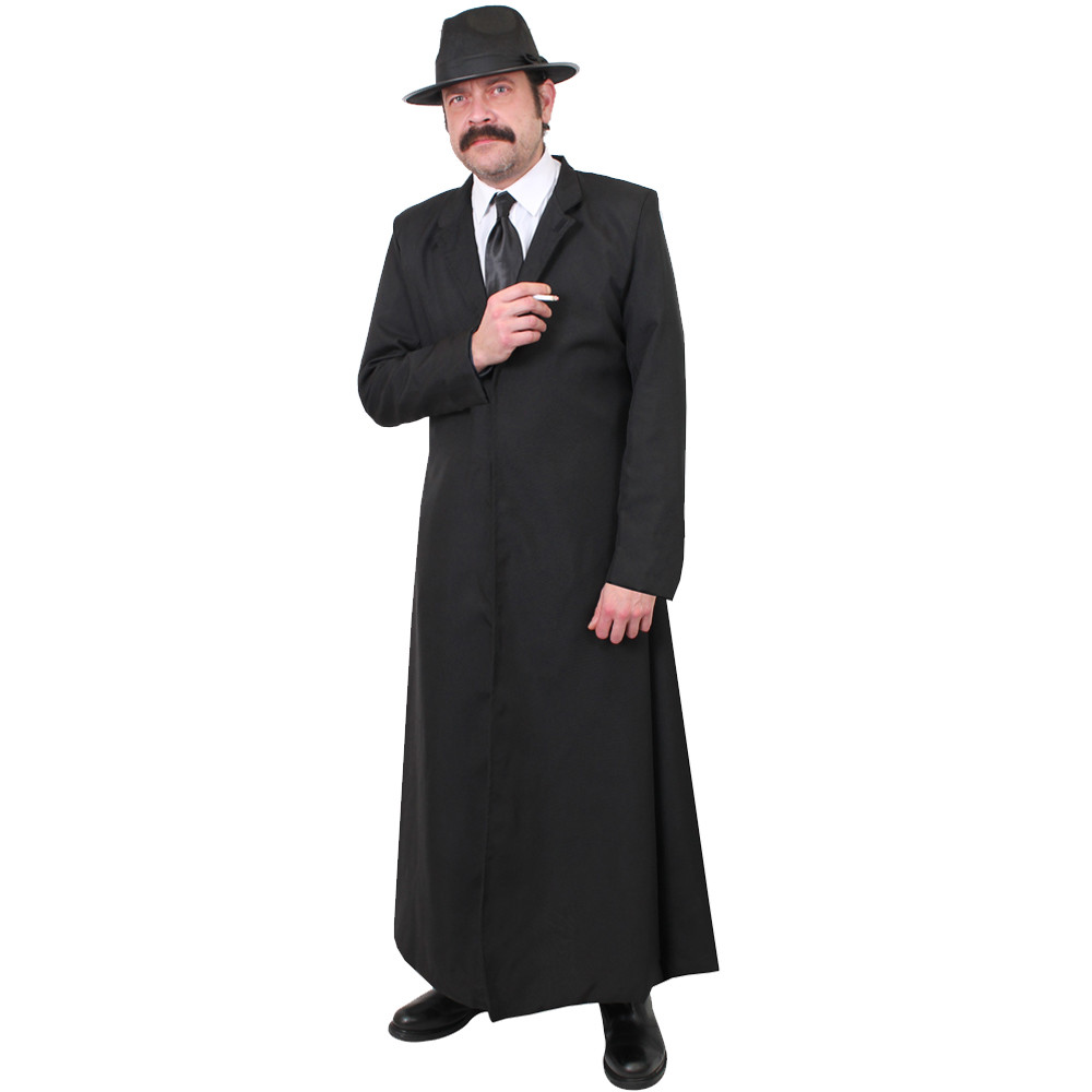 MENS DETECTIVE COSTUME HARDBOILED BOOK CHARACTER FANCY DRESS