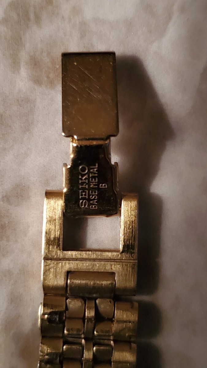 Seiko Gold Tone Ladies Watch 1F20-5B89 | eBay
