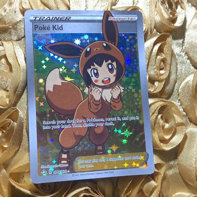 Poke Kid Eevee TRAINER Support ACG Anime Girl Goddess Holo Card