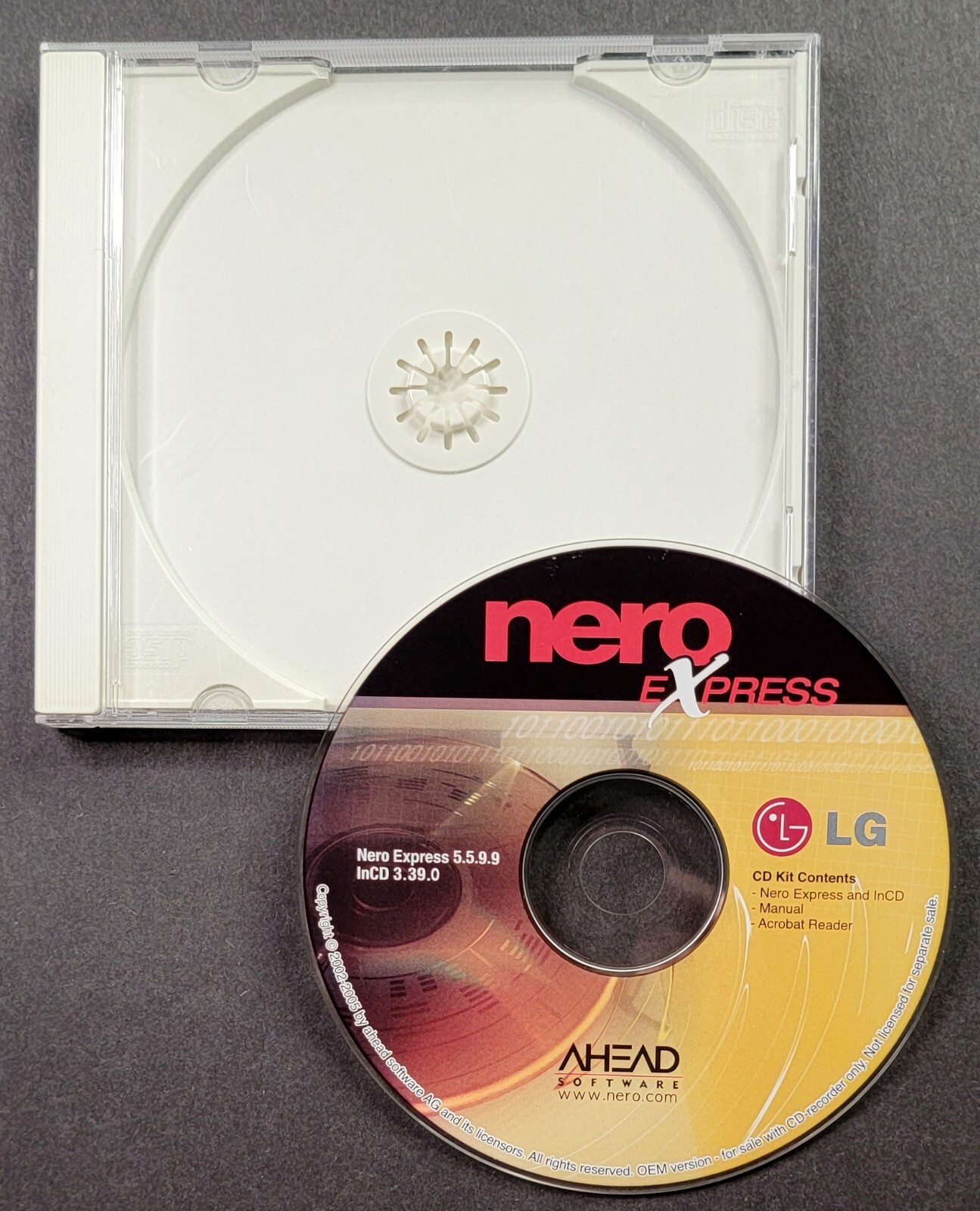 Nero Express 5.5.9.9 & InCD 3.39.0 Burning Software 2005 | eBay