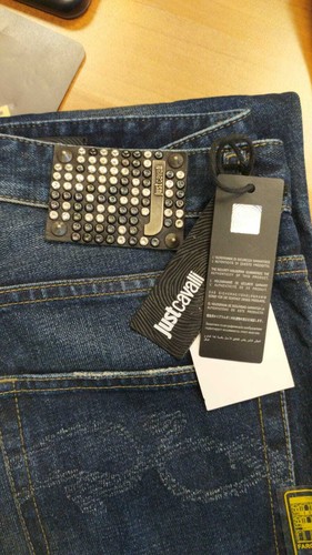 JEANS 252,00 € - 70% JUST ROBERTO CAVALLI UOMO LA0016N30220 BLU AA | eBay