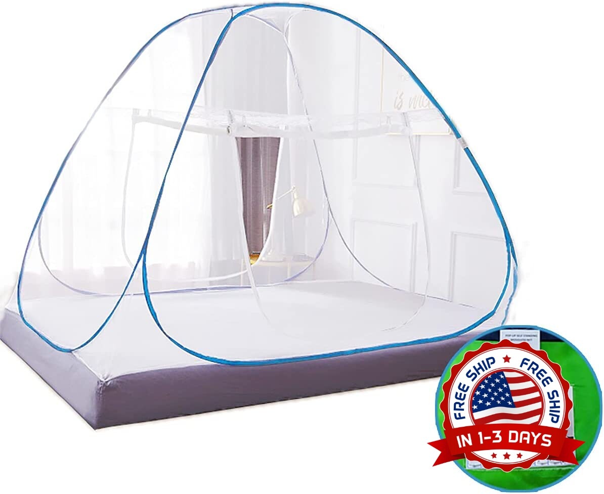 Mosquitera Plegable Para Cama De Bebe Y Adultos De Viaje Mosquitero Plegable Nuevo