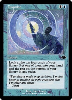 MTG Dominaria Remastered RETRO FRAME C Impulse #287