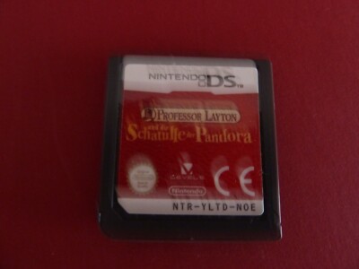 Nintendo Professor Layton Schatulle der Pandora Modul Original DS Spiel