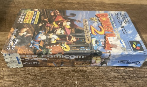 Vintage 1995 Super Famicom SFC Nintendo DONKEY KONG 2 Japan JPN Import NEW - Picture 6 of 7
