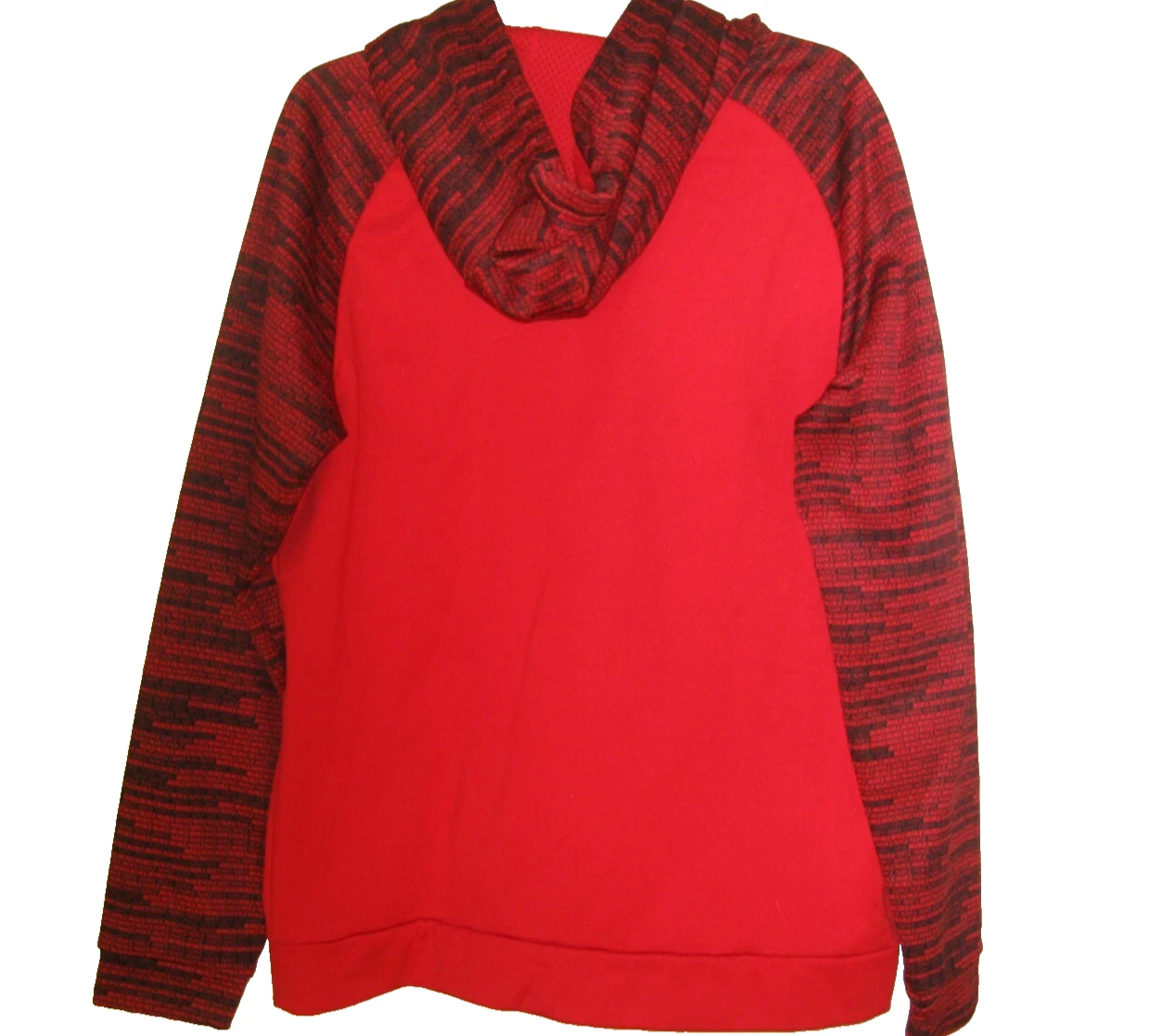 VETEMENTS Felpa con cappuccio pullover sportivo Nike Dri Fit rossa grande unisex