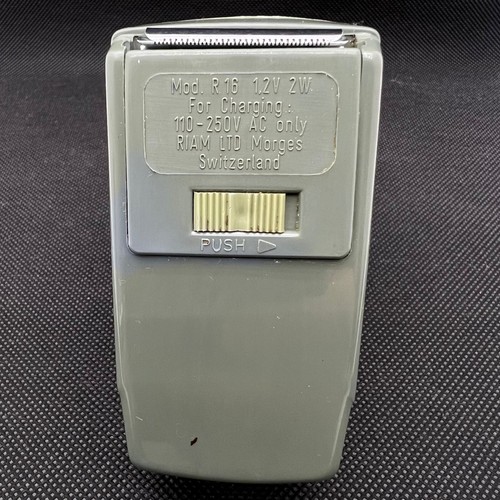 Vintage Swiss Machine Shaving Rex Riam Original Barbers With Box Art Deco Green - Picture 7 of 24