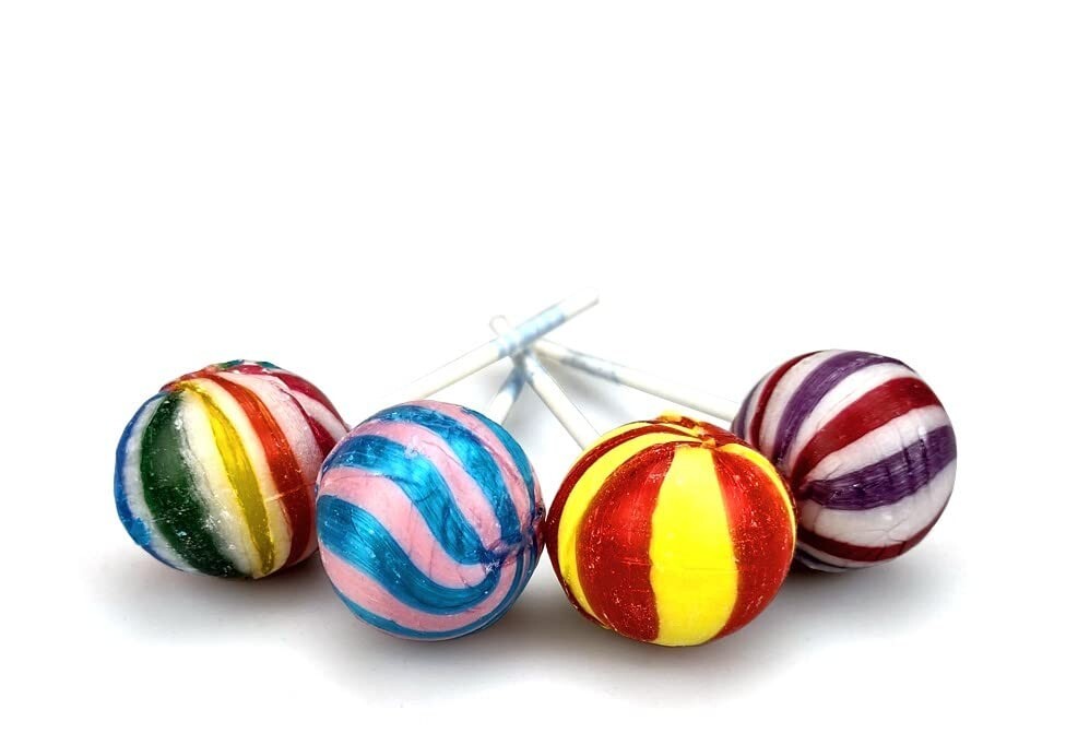 Felko Lollis zuckerfrei | 10 Lutscher ohne Zucker | 10 X 25g= 250g