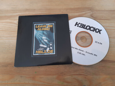 CD Rock H-Blockx - Leave Me Alone : Acoustic Mix (1 Song) Promo X-CELL cb